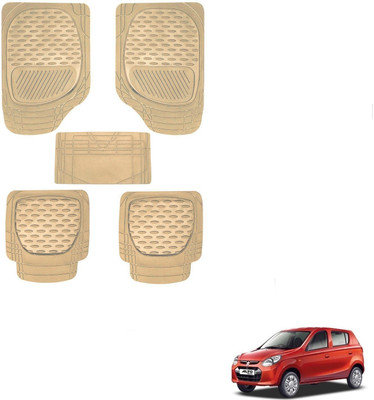 AuTO ADDiCT Rubber, PVC Standard Mat For  Maruti Suzuki Alto 800(Beige)