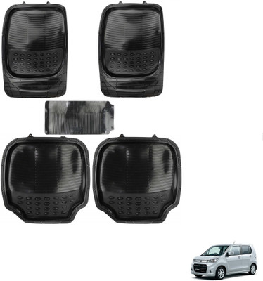 AuTO ADDiCT Rubber, PVC Standard Mat For  Maruti Suzuki WagonR Stingray(Black)