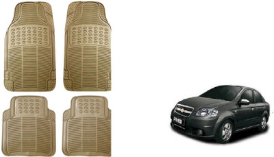 Auto Oprema Rubber Standard Mat For  Tata Indigo eCS(Beige)