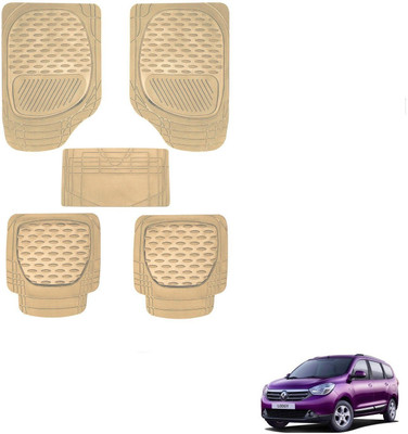 AuTO ADDiCT Rubber, PVC Standard Mat For  Renault Lodgy(Beige)
