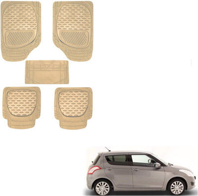 AuTO ADDiCT Rubber, PVC Standard Mat For  Maruti Suzuki Swift(Beige)
