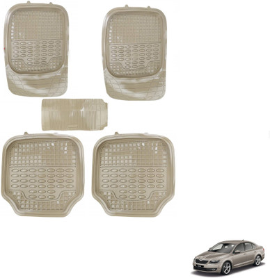 AuTO ADDiCT PVC Standard Mat For  Skoda Octavia(Beige)