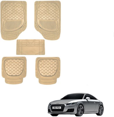 AuTO ADDiCT Rubber, PVC Standard Mat For  Audi TT(Beige)