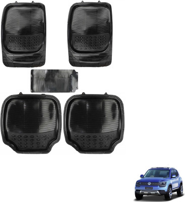 AuTO ADDiCT Rubber, PVC Standard Mat For  Volkswagen Sumo Victa(Black)