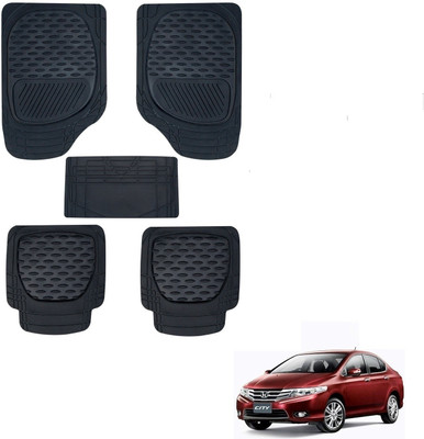 KOZDIKO Rubber Standard Mat For  Honda City(Black)