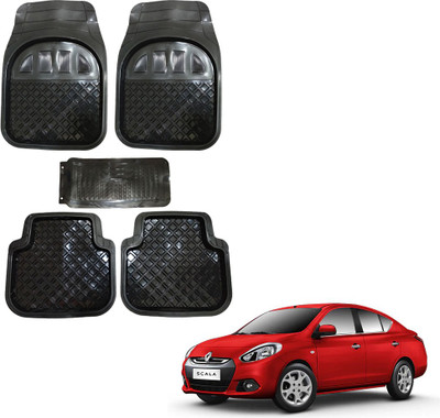 Oshotto Rubber Standard Mat For  Renault Scala(Black)
