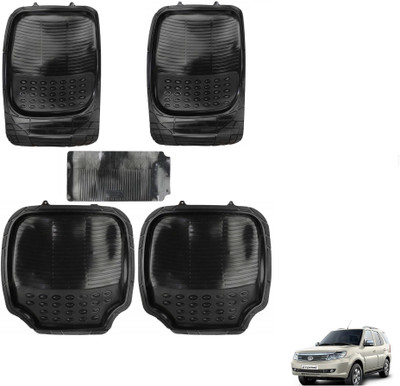 AuTO ADDiCT Rubber, PVC Standard Mat For  Tata Safari Storme(Black)