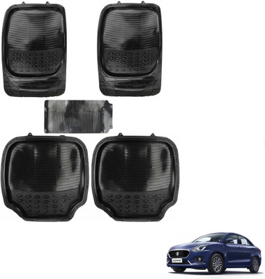 AuTO ADDiCT Rubber, PVC Standard Mat For  Maruti Suzuki New Dzire(Black)