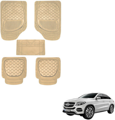 AuTO ADDiCT Rubber, PVC Standard Mat For  Mercedes Benz Universal For Car(Beige)