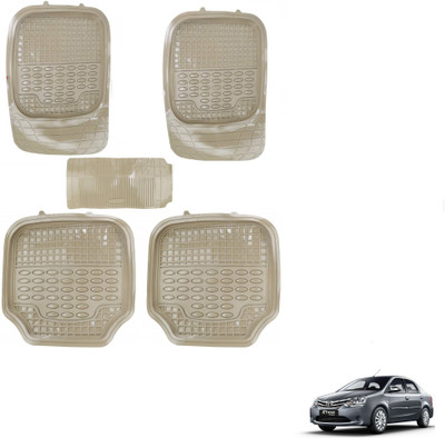 AuTO ADDiCT PVC Standard Mat For  Toyota Etios(Beige)
