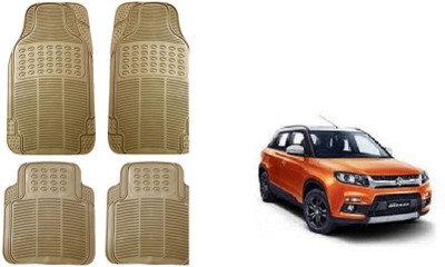 Auto Oprema Rubber Standard Mat For  Maruti Suzuki Vitara Brezza(Beige)