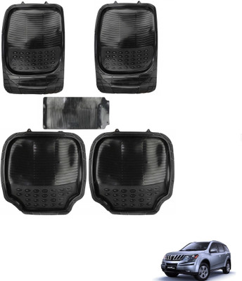 AuTO ADDiCT Rubber, PVC Standard Mat For  Mahindra XUV(Black)