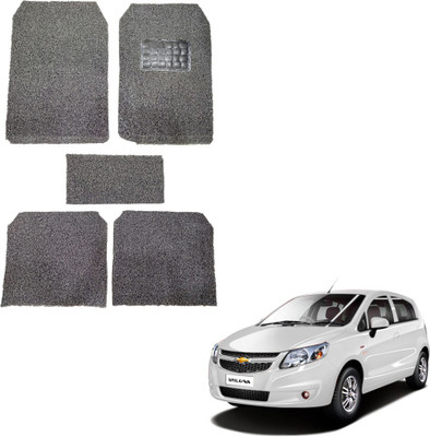 Oshotto Rubber, Plastic Standard Mat For  Chevrolet Sail UVA(Black)