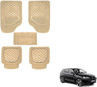 AuTO ADDiCT Rubber, PVC Standard Mat For  BMW X3(Beige)
