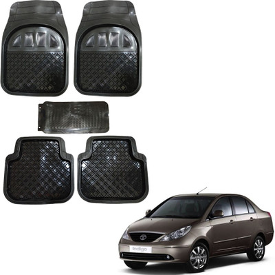 Oshotto Rubber Standard Mat For  Tata Indigo(Black)