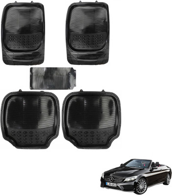 AuTO ADDiCT Rubber, PVC Standard Mat For  Mercedes Benz E-Class(Black)