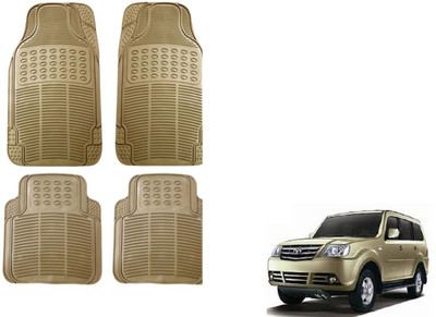 Auto Oprema Rubber Standard Mat For  Tata Sumo Grande(Beige)