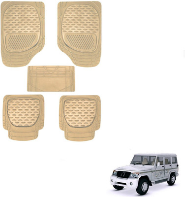 AuTO ADDiCT Rubber, PVC Standard Mat For  Mahindra Bolero(Beige)