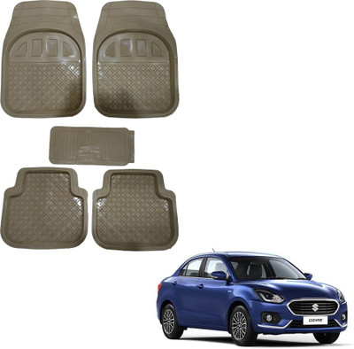 Oshotto Rubber Standard Mat For  Maruti Suzuki Swift Dzire(Beige)