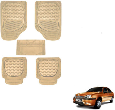 AuTO ADDiCT Rubber, PVC Standard Mat For  Ford Ikon(Beige)