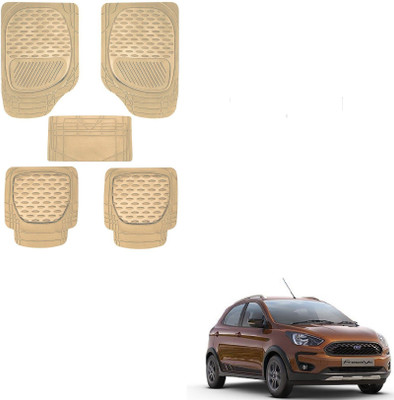 AuTO ADDiCT Rubber, PVC Standard Mat For  Ford Battle(Beige)