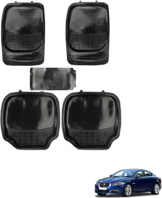 AuTO ADDiCT Rubber, PVC Standard Mat For  Jaguar XF(Black)