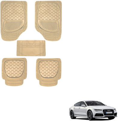 AuTO ADDiCT Rubber, PVC Standard Mat For  Audi A7(Beige)