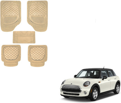 AuTO ADDiCT Rubber, PVC Standard Mat For  Mini Cooper(Beige)