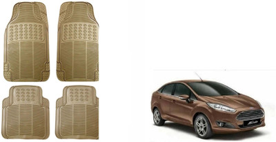 Auto Oprema Rubber Standard Mat For  Ford Fiesta(Beige)