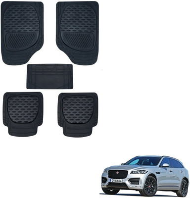 AuTO ADDiCT Rubber, PVC Standard Mat For  Jaguar F-Pace(Black)