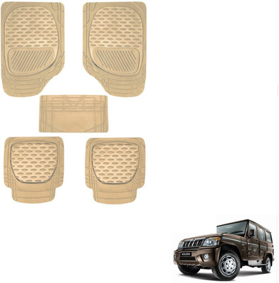 AuTO ADDiCT Rubber, PVC Standard Mat For  Mahindra Bolero(Beige)