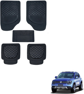 AuTO ADDiCT Rubber, PVC Standard Mat For  Volkswagen Sumo Victa(Black)