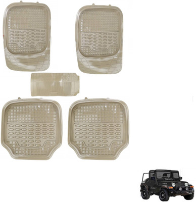 AuTO ADDiCT PVC Standard Mat For  Mahindra Thar(Beige)