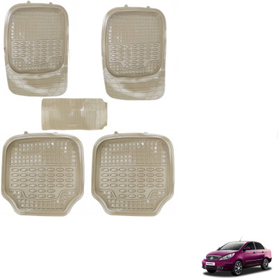AuTO ADDiCT PVC Standard Mat For  Tata Manza(Beige)