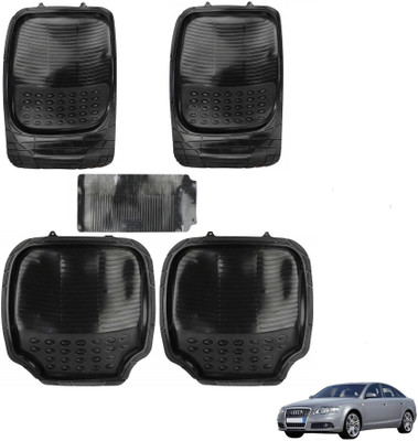 AuTO ADDiCT Rubber, PVC Standard Mat For  Audi A6(Black)
