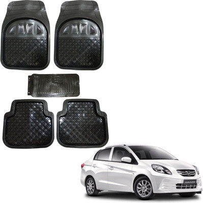 Oshotto Rubber Standard Mat For  Honda Amaze(Black)