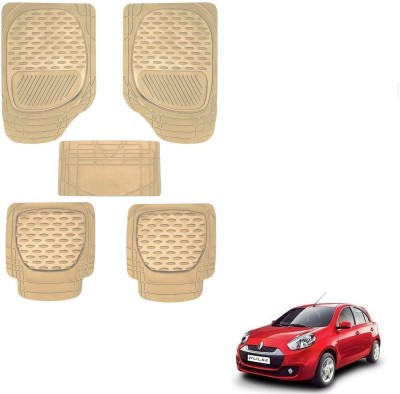 AuTO ADDiCT Rubber, PVC Standard Mat For  Renault Pulse(Beige)