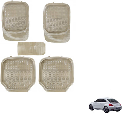 AuTO ADDiCT PVC Standard Mat For  Volkswagen Beetle(Beige)