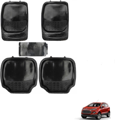 AuTO ADDiCT Rubber, PVC Standard Mat For  Ford Ecosport(Black)