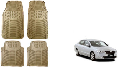 Auto Oprema Rubber Standard Mat For  Renault Logan Edge(Beige)