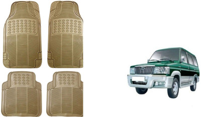 Auto Oprema Rubber Standard Mat For  Toyota Qualis(Beige)