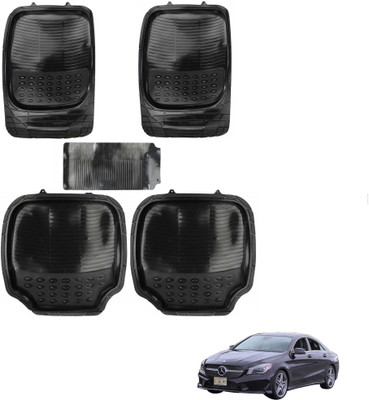 AuTO ADDiCT Rubber, PVC Standard Mat For  Mercedes Benz CLA-Class(Black)