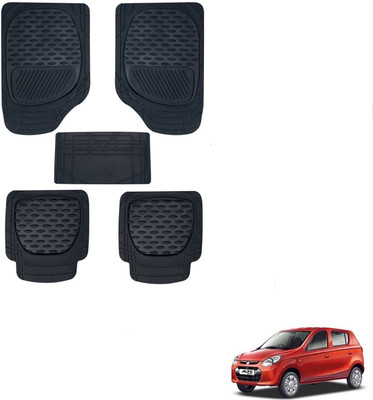 KOZDIKO Rubber Standard Mat For  Maruti Suzuki Alto 800(Black)