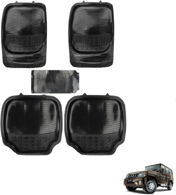 AuTO ADDiCT Rubber, PVC Standard Mat For  Mahindra Bolero(Black)