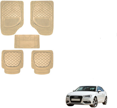 AuTO ADDiCT Rubber, PVC Standard Mat For  Audi A3(Beige)