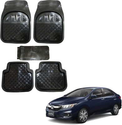 Oshotto Rubber Standard Mat For  Honda City ZX(Black)