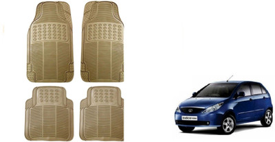 Auto Oprema Rubber Standard Mat For  Tata Indica Vista(Beige)