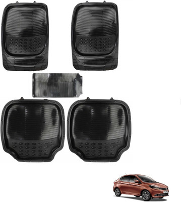 AuTO ADDiCT Rubber, PVC Standard Mat For  Tata Tigor(Black)