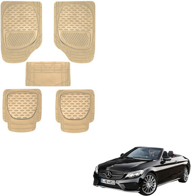 AuTO ADDiCT Rubber, PVC Standard Mat For  Mercedes Benz E-Class(Beige)