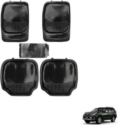 AuTO ADDiCT Rubber, PVC Standard Mat For  Toyota Land Cruiser Prado(Black)